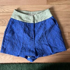 Mary Katrantzou US 4 Shorts Jacquard Colorblock Safari Short